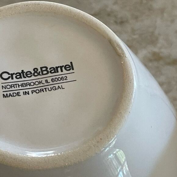Crate & Barrel white bowls set of two 6-1/4” - Picture 7 of 12